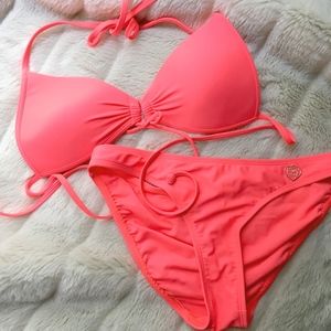 Neon Coral Bikini
